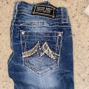 Miss Me Cuffed Skinny Jean